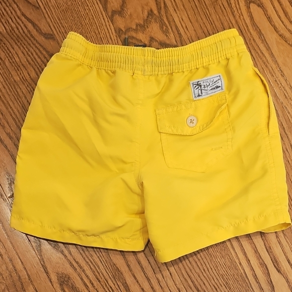 Polo by Ralph Lauren Kids Yellow Swim Trunks - Picture 2 of 2